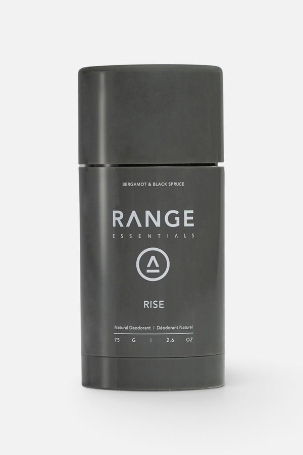 Range Essentials Men's Deodorant 75G- Rise: Bergamot & Black Spruce