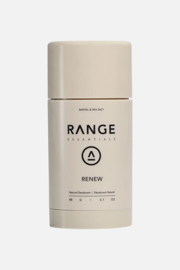 Range Essentials Men's Deodorant 88G - Renew: Santal & Sea Salt