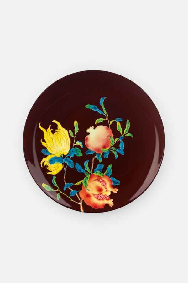 Raynaud Harmonia Brown Dessert Plate