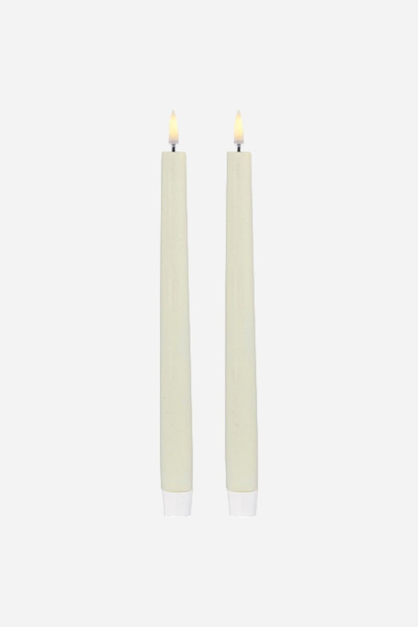 RAZ imports 11'' Ivory Taper Candles, Set of 2