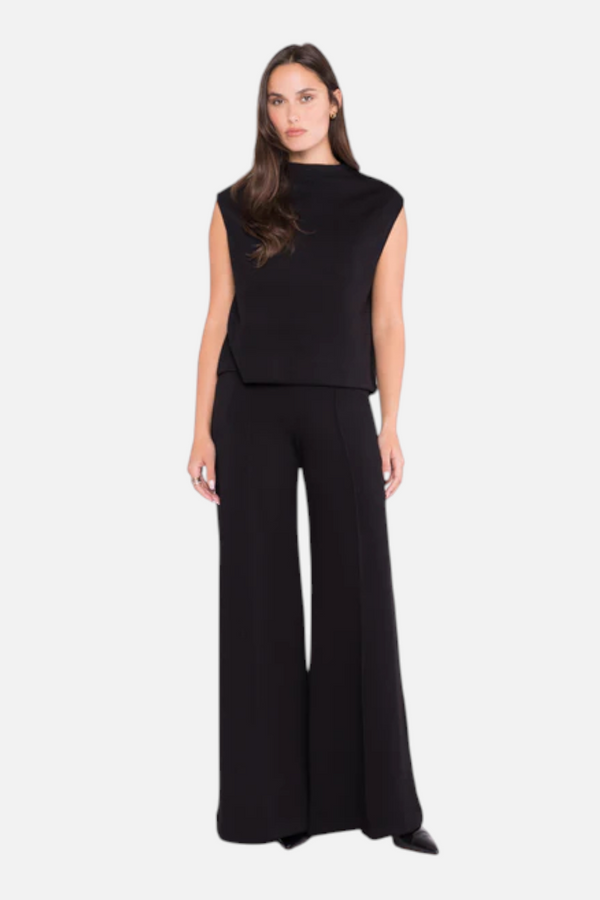 Ripley Rader Women's Scuba Wide Leg Pant in Black