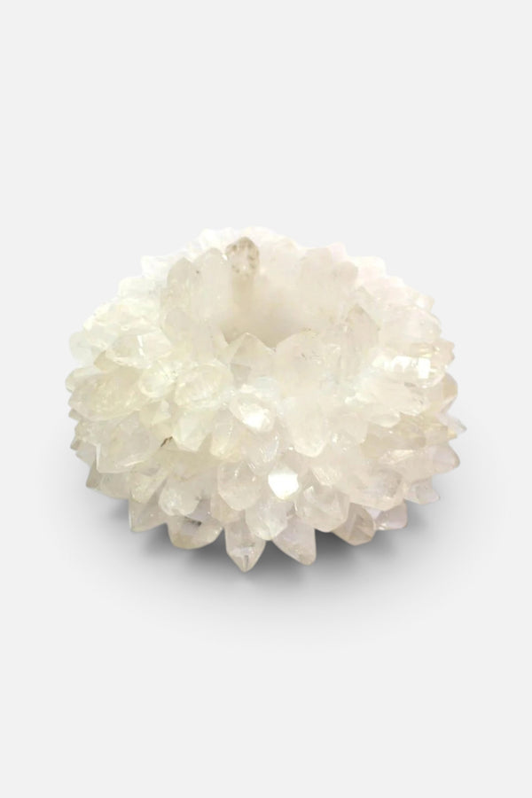 Rock Paradise Large Clear Crystal Point Candle Holder