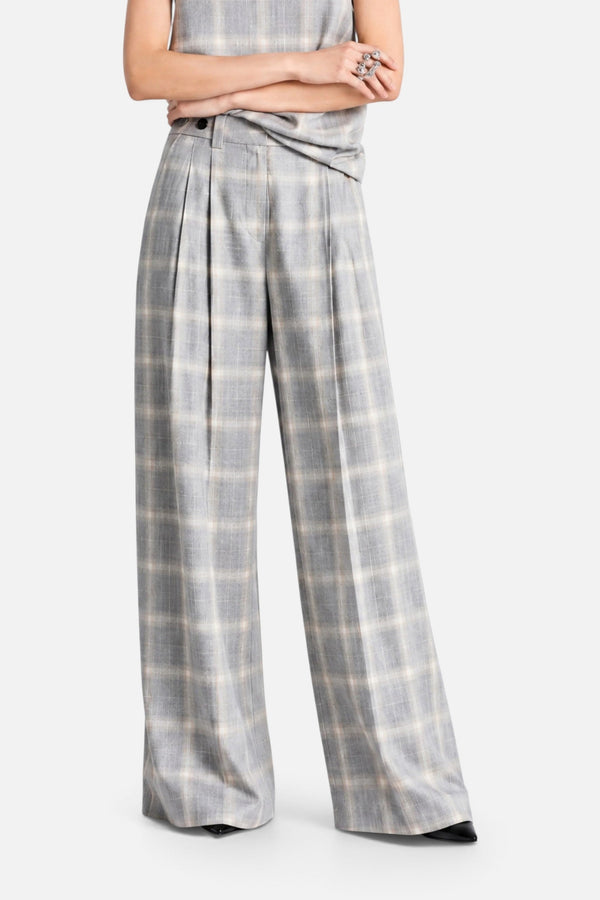 Saint Art Kingsley Pant in Grey/White