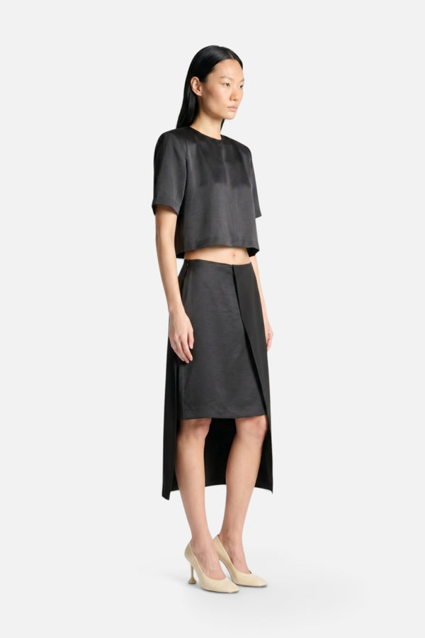 Saint Art Lorne Layered Skirt in Black
