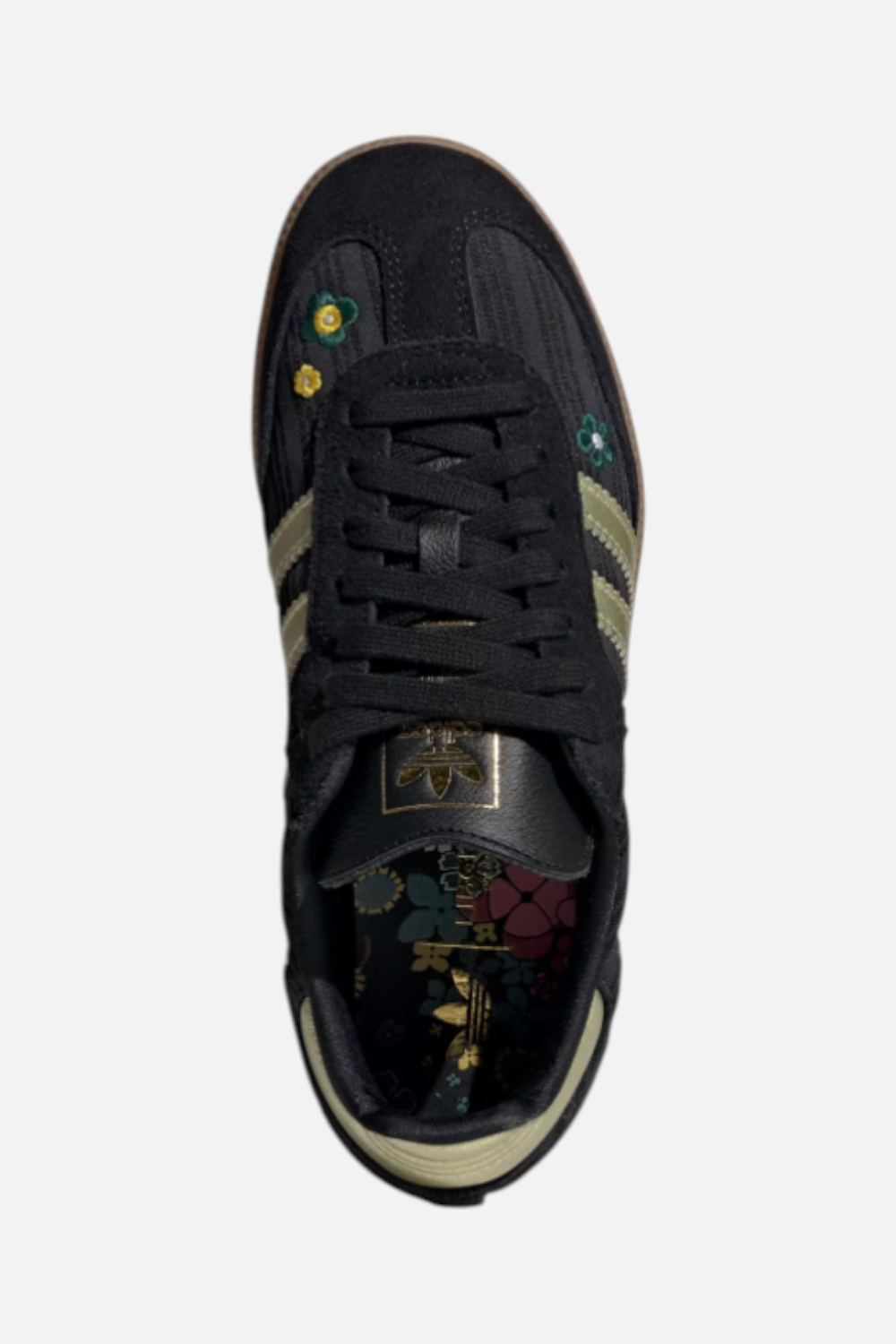 Adidas Women's Samba OG Sneakers in Black and Gold Metallic – CHROME