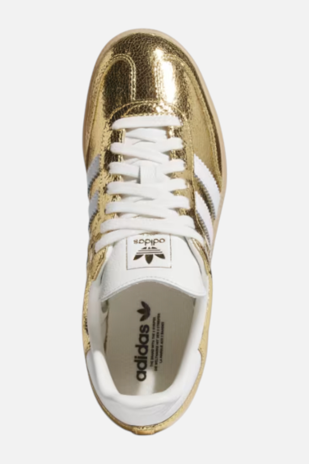 adidas gazelle silver green womens Adidas Women's Samba OG in Gold Metallic