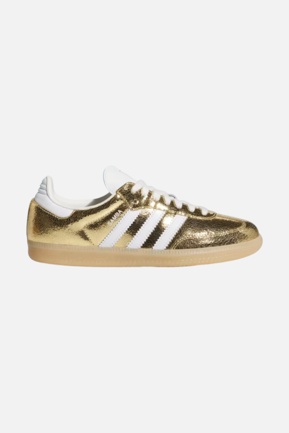 adidas gazelle silver green womens Adidas Samba OG Shoes in Silver Metallic / Cloud White / Core White – CHROME main image 0