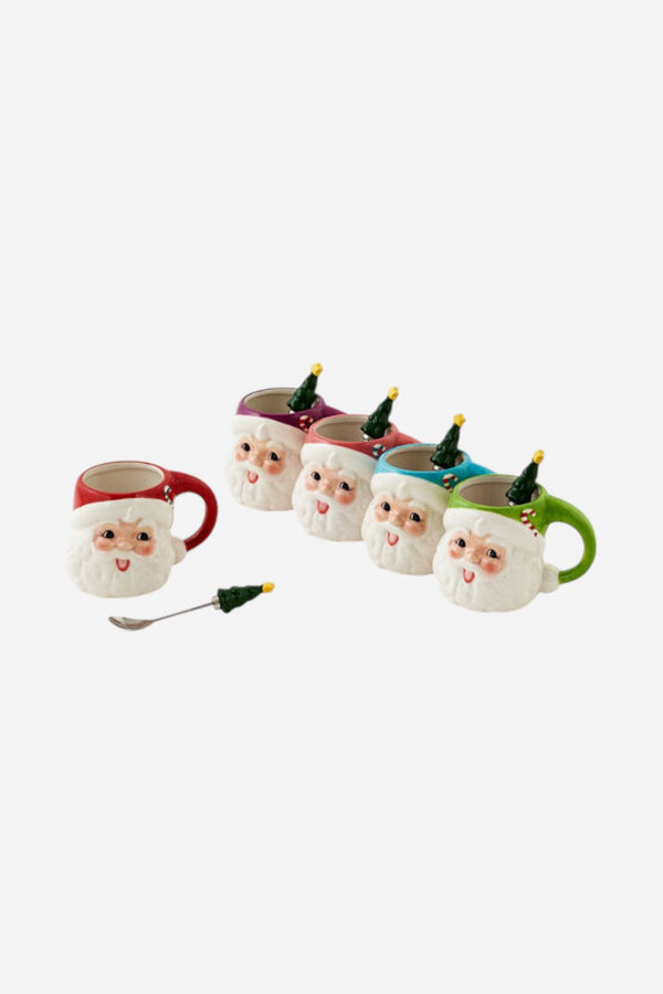 Santa Mug with Spoon