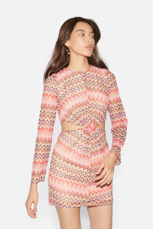 Saylor Augustina Knit Mini Dress in Gelato