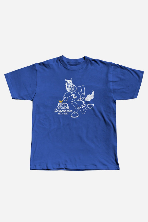 Secretariat Big Red Short Sleeve in Royal Blue