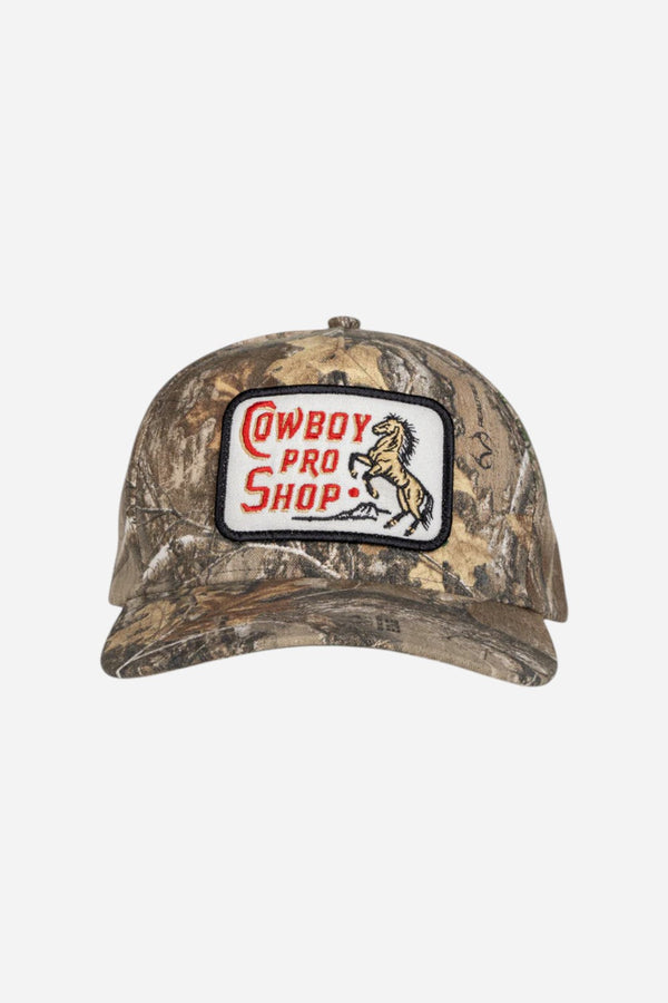 Sendero Provisions Cowboy Pro Shop Hat in Realtree Edge