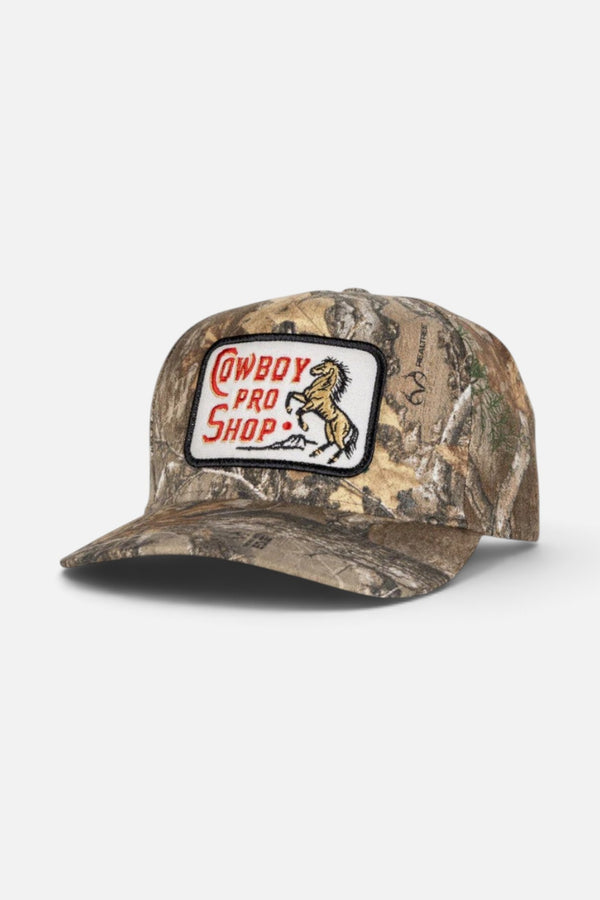Sendero Provisions Cowboy Pro Shop Hat in Realtree Edge
