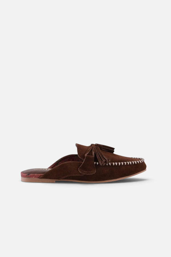 Seychelles Silverlake Mule in Brown Suede