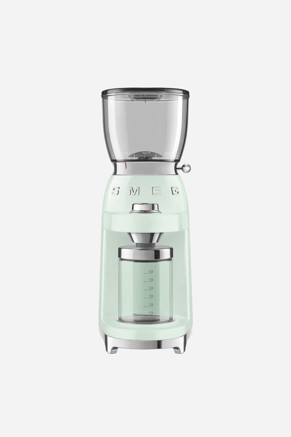 SMEG Coffee Grinder in Pastel Green
