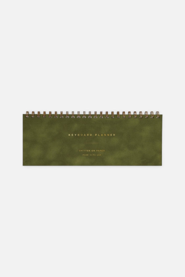 Smitten on Paper Keyboard Planner in Velvet Moss