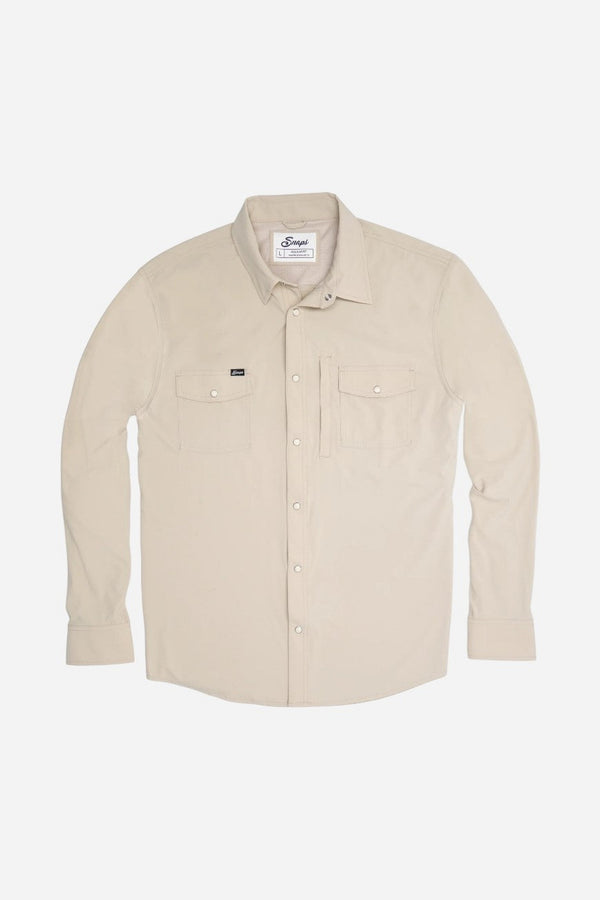 Snaps Clothing Inc. Traveler Long Sleeve in Sand