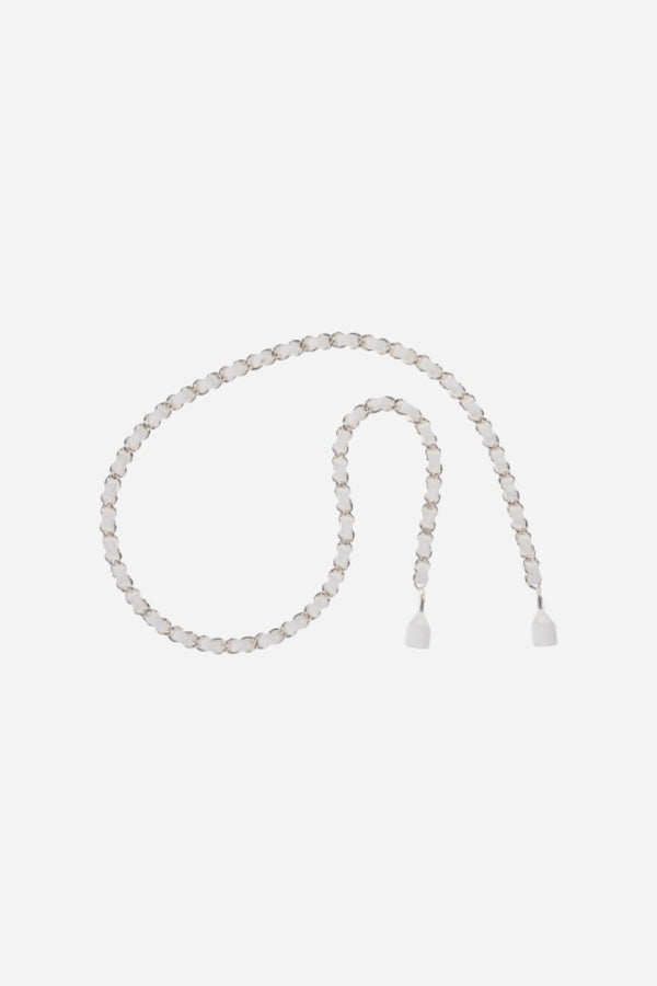 So White Silver Airpod Chain