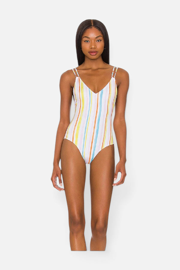Solid & Striped The Lynn In Watercolor Stripe