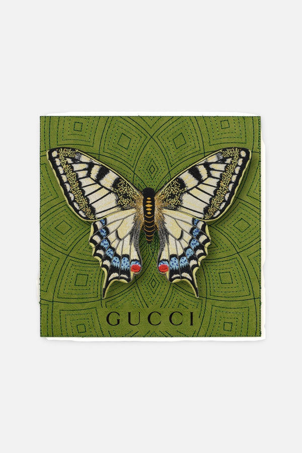Stephen Wilson Studio Swallowtail Butterfly Wall Art, Gucci Green 12x12