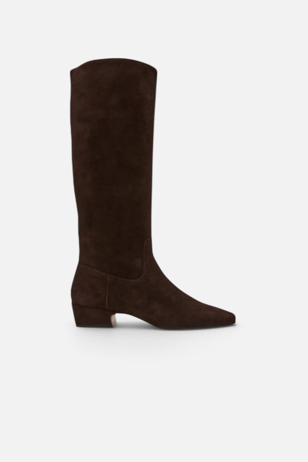 Steve Madden Dantelle Boot in Brown Suede
