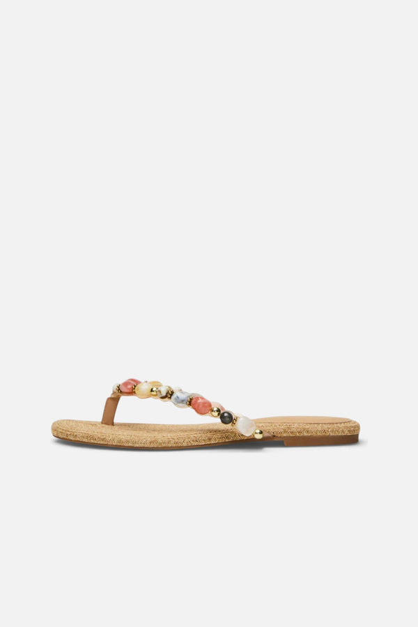 Steve Madden Marble Embellished Sandal in Natural