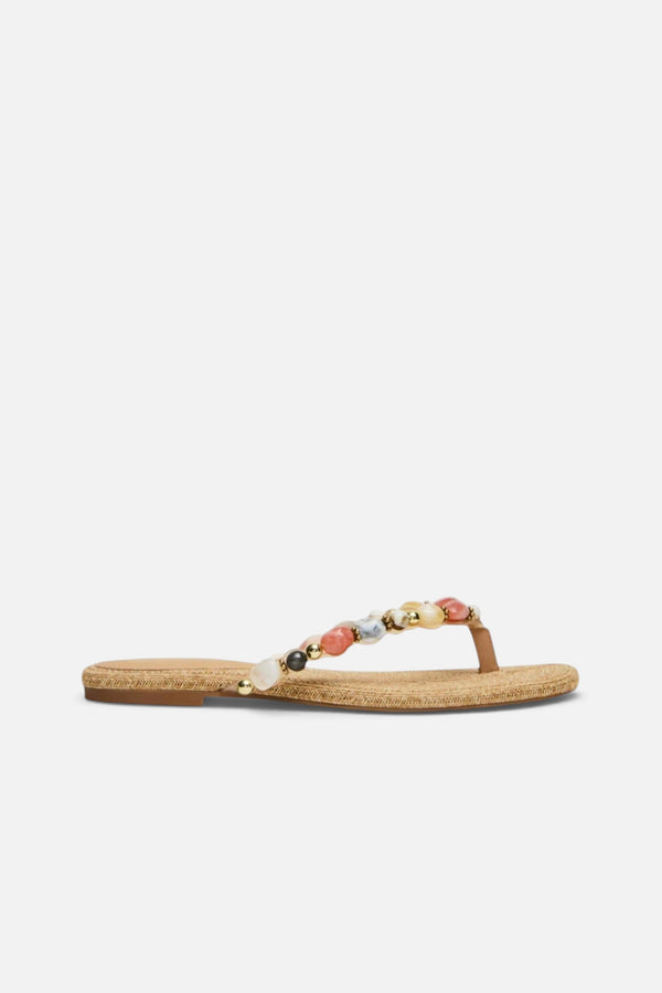 Steve Madden Marble Embellished Sandal in Natural