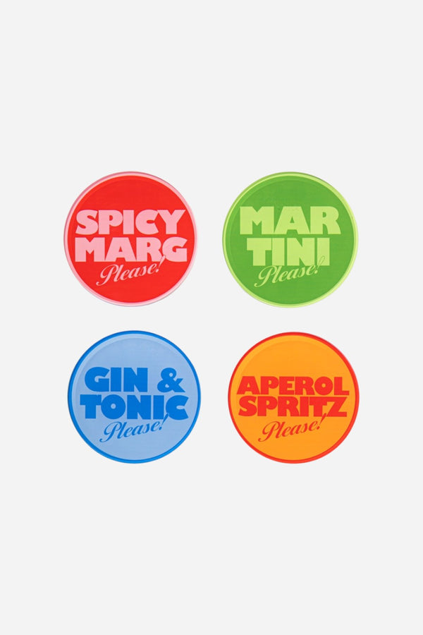 Tart by Taylor Drinks On Me Coasters - Set of 4