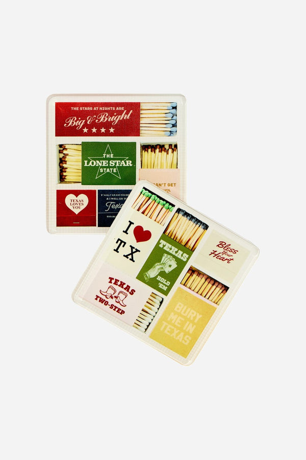 Tart by Taylor Texas Matchbook Coasters - Set of 4