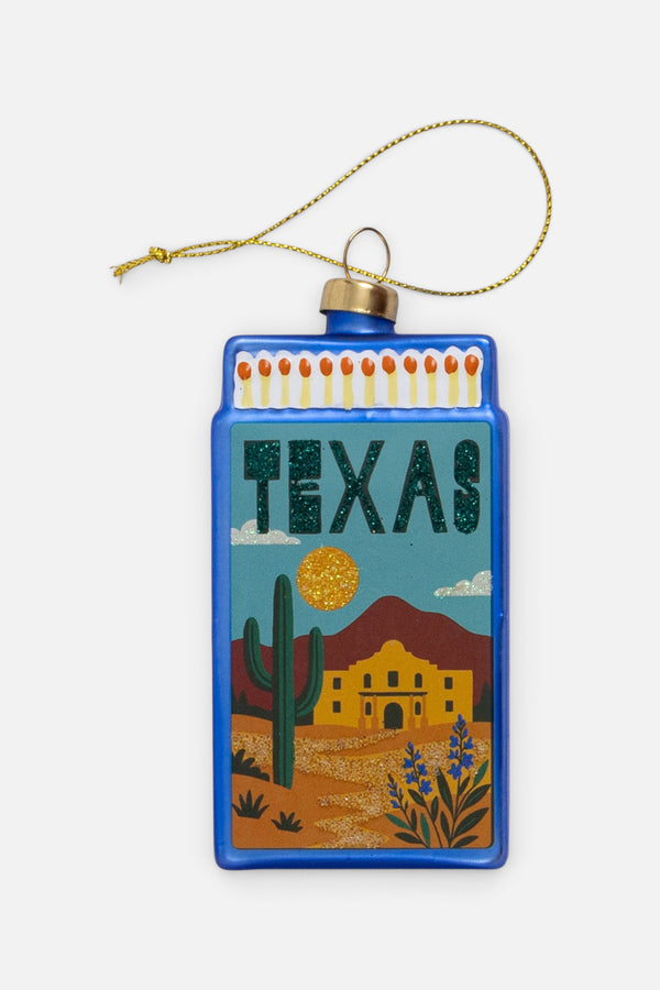 Texas Matchbook Ornament