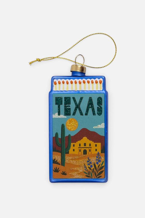 Texas Matchbook Ornament