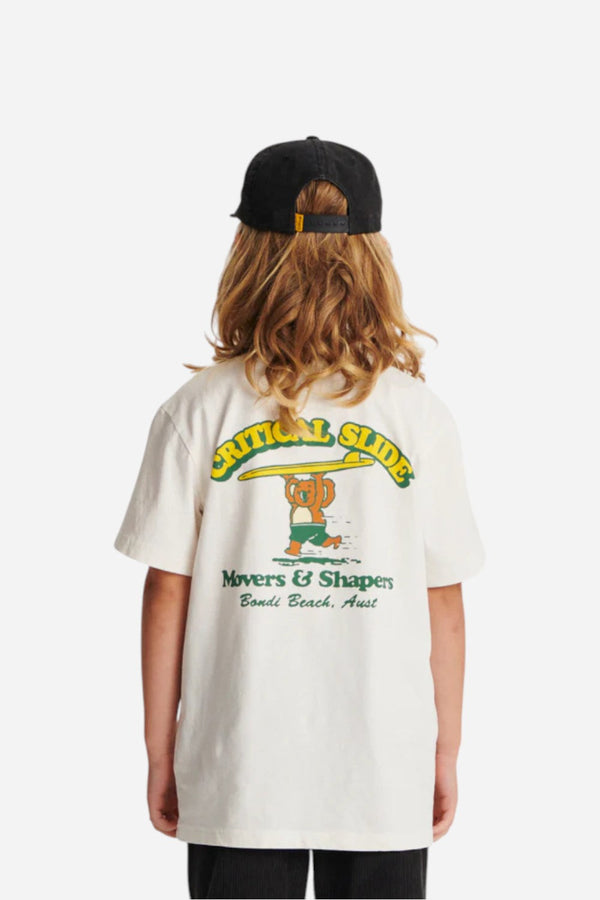 The Critical Slide Society Blinky Kids Tee in Vintage White