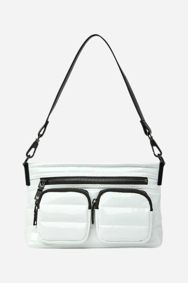 Think Royln Double Trouble in White Patent
