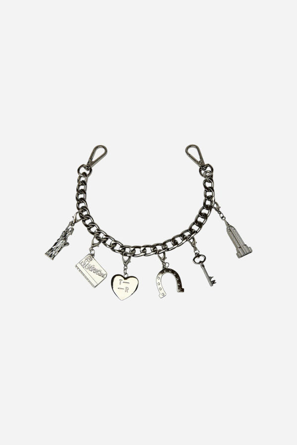 Think Royln TR Loves NYC Charm Chain in Gunmetal