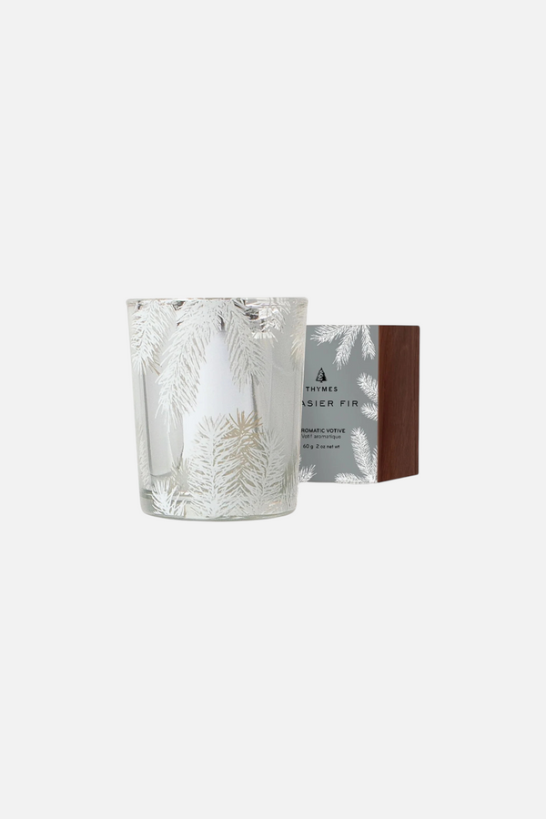 THYMES Frasier Fir Statement Boxed Votive Candle
