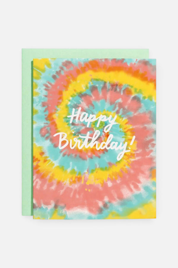 Tie-Dye Birthday Card