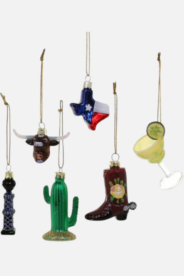 Tiny Texas Assorted Ornaments