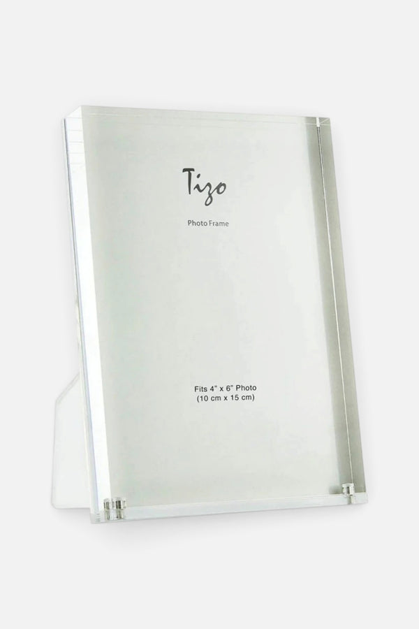 Tizo 4X6 Lucite Clear Picture Frame