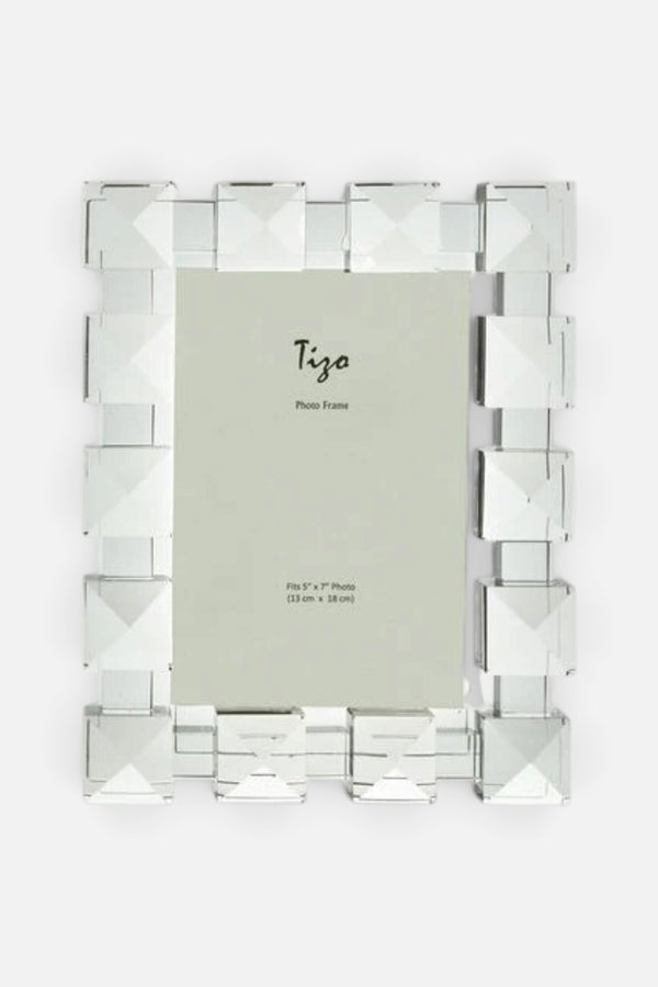 Tizo 4x6 Pyramid Square Diamond Crystal Frame