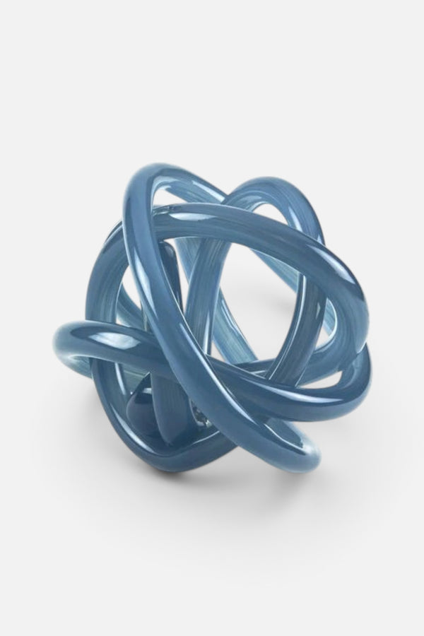 Tizo Hand Blown Glass in Smoke Blue