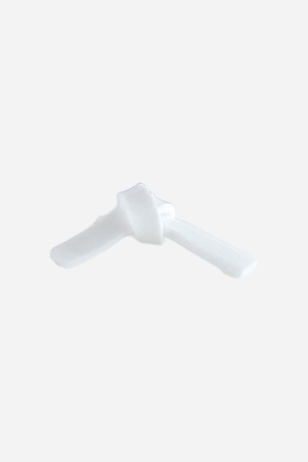 Tizo Lucite Bow Knot in White