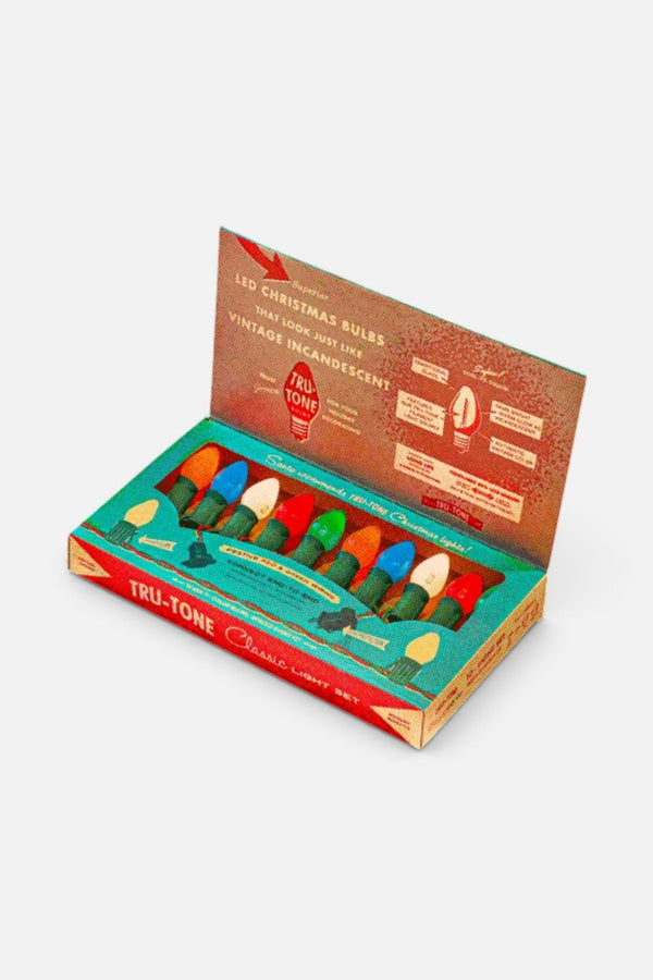 Tru-Tone C7 Vintage-Style Christmas Lights – Classicolor 10-Light