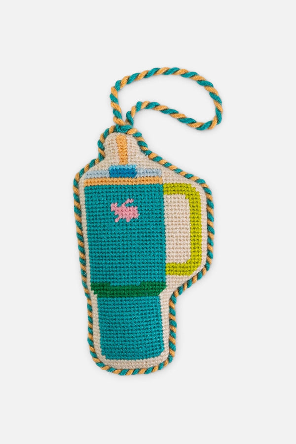 Tumbler Mug Needlepoint Ornament