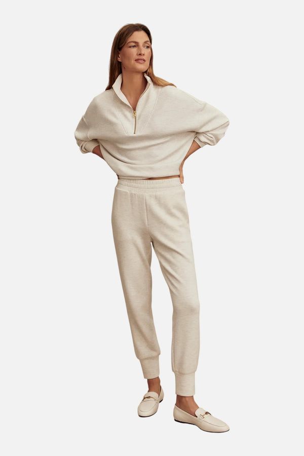 Varley Women's Slim Cuff Pant 27.5" Inseam in Ivory