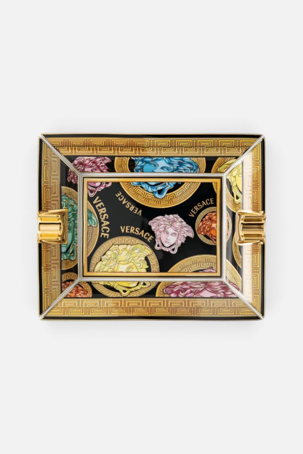 Versace Medusa Amplified Multicolor Ashtray - 6.25"