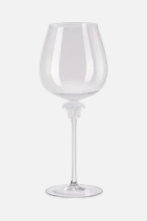 Versace Medusa Lumiere Haze Red Wine Burgundy Goblet