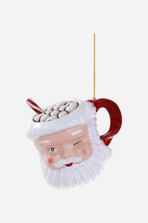 Vintage Santa Mug Ornament