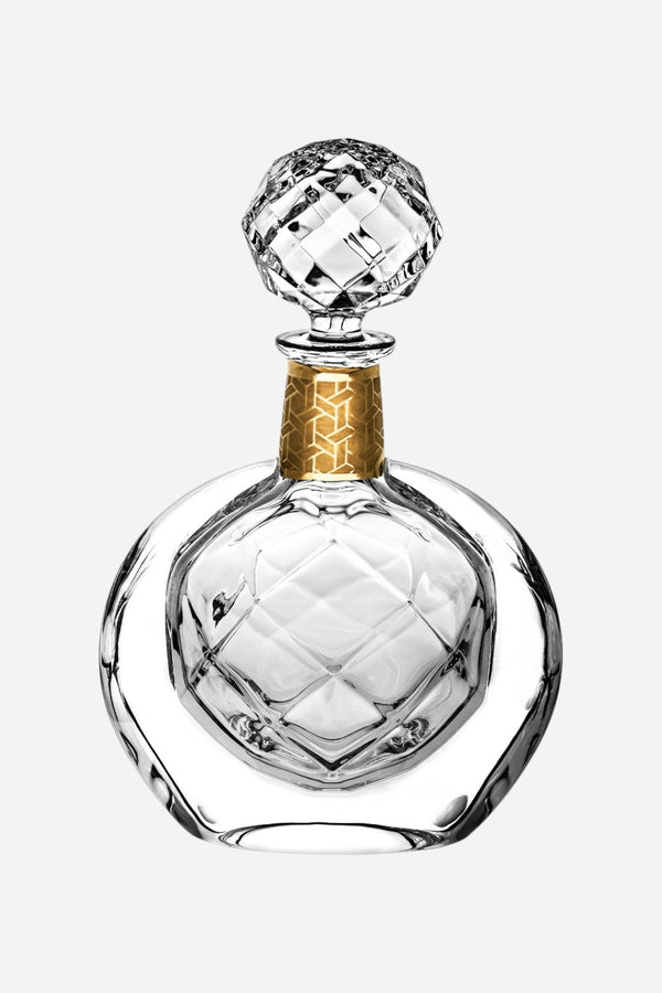 Vista Alegre Dux Whisky Decanter with Gold