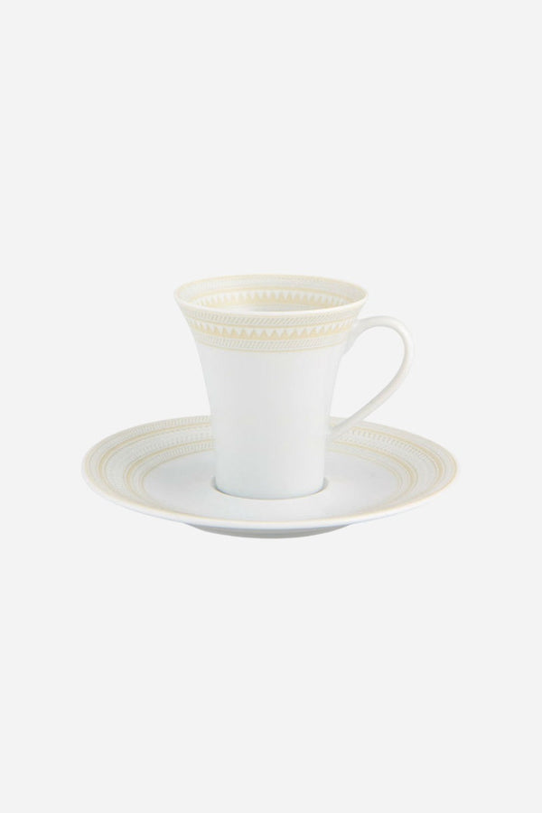 Vista Alegre Ivory Coffee Cup & Saucer