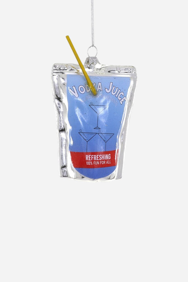 Vodka Juice Pouch Ornament