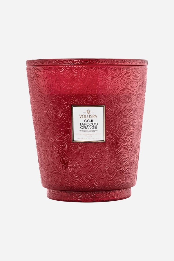 Voluspa Goji Tarocco Orange 5 Wick Hearth Candle